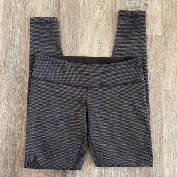 Lululemon Wunder Under Pant Diamond Dot Black White - Size: 10 - Picture 7 of 9